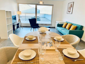 New and luxury 2 bedrooms. Parking place included.